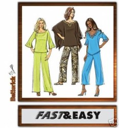 4748 V-CAFTAN OR NOT TOP,PANTS LENGTHS PATTERN 8=14,16-22